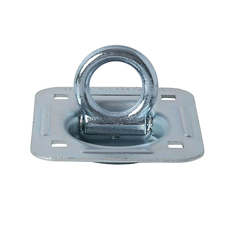 DC Cargo Recessed Pan D-Ring, Square, 2,000 lb. WLL