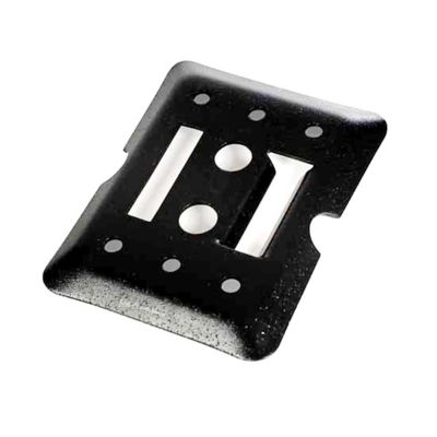 DC Cargo E-Track Mini Plate-2 Slots, Black Powder Coated