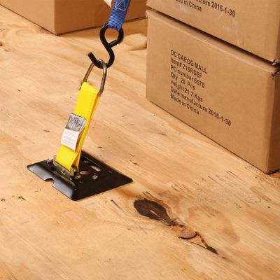 Image showing  E-Track Mini Plate-2 Slots, Black Powder Coated