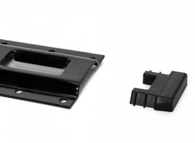 Image showing  E-Track End-Cap for Vertical Rails, Black