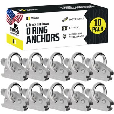 DC Cargo Heavy-Duty E-Track O-Rings, 10-Pack