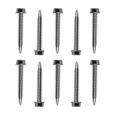 DC Cargo Metal Screws, 2 in. Hex Head, Self-Drilling Tips, 10 pk.