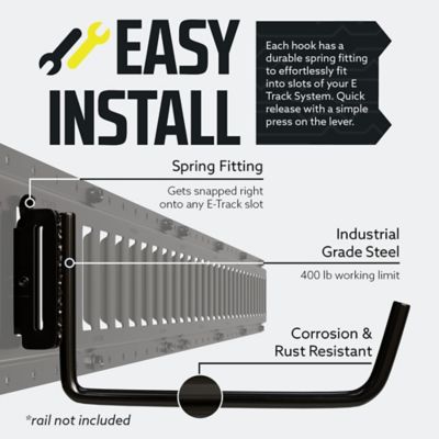 Image showing  E-Track Ladder Hook, 6 in.