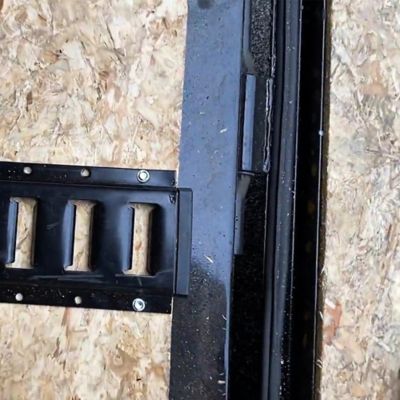 Image showing  E-Track End-Cap for Horizontal Rails, Black