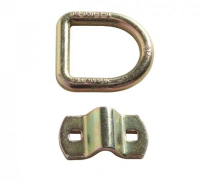 Image showing  1/2 in. 4,000 lb. Capacity Bolt-On D-Ring, Gold