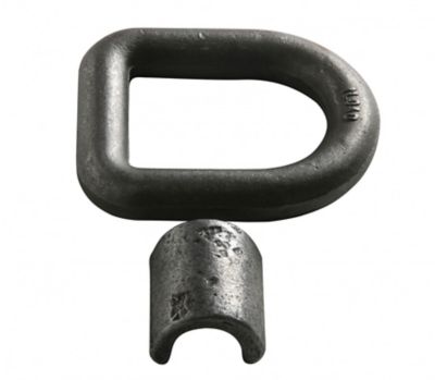 Image showing  Weld-On D-Ring, 1 in., 6 in. x 5 in., 15600 lb. WLL