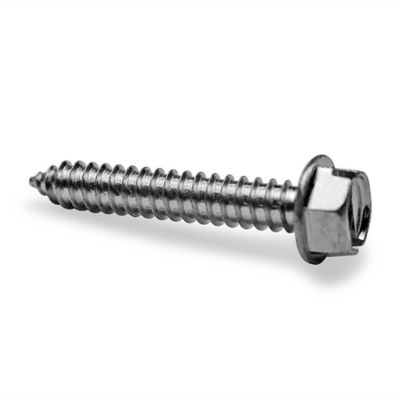 Image showing  Wood Screws, 1.5 in. Hex Washer Head, 10 pk.