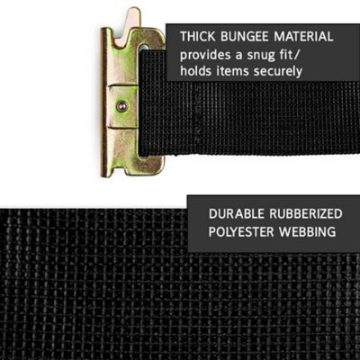 Image showing  E-Track Bungee Strap, 2 in. x 13 in., 2 pk.