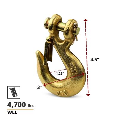 Image showing 5 th DC Cargo Clevis Slip Hook, 5/16 in.