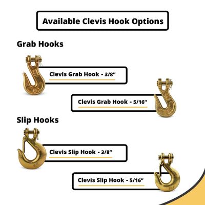 Image showing 6 th DC Cargo Clevis Slip Hook, 5/16 in.