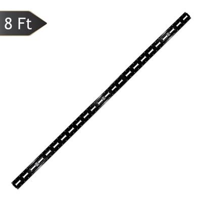 DC Cargo Powder-Coat E-Track Rail, Vertical, 8 ft., Black