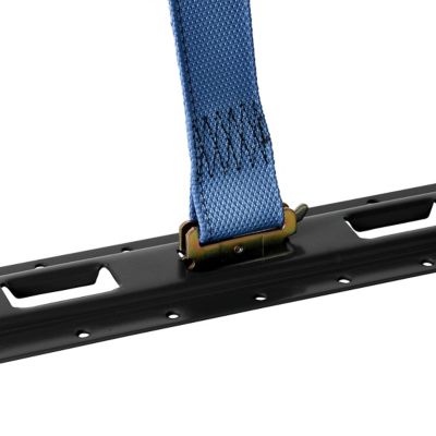 Image showing  Powder-Coat E-Track Rail, Vertical, 8 ft., Black