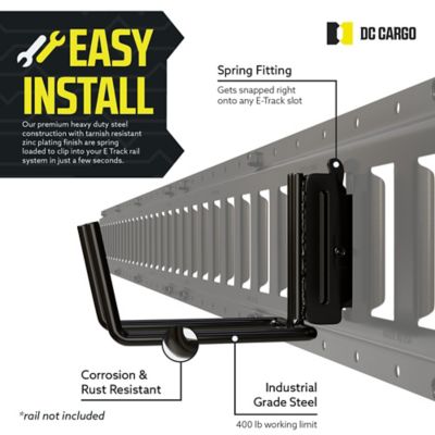 Image showing  E-Track Tool Hanger, 6.5 in.