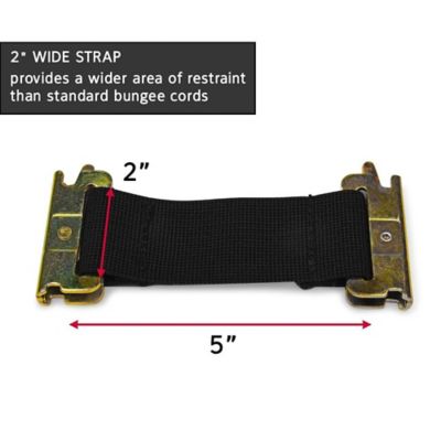 Image showing  E-Track Bungee Strap, 2 in. x 5 in., 4 pk.