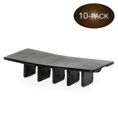 Image showing  Black Slot Protectors for E-Track Rail Slots, 10 pk.