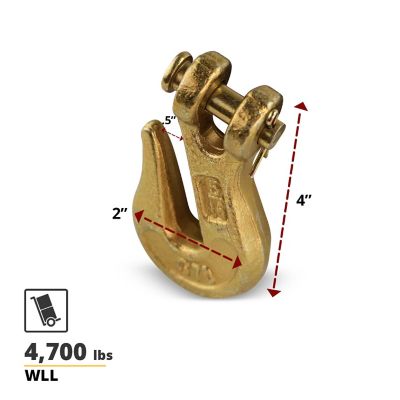 Image showing 5 th DC Cargo Clevis Grab Hook, 5/16 in.
