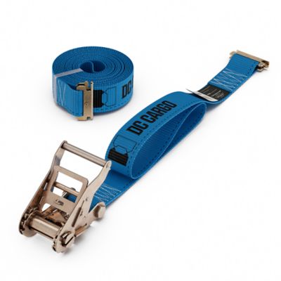 DC Cargo E-Track Ratchet Strap, 2 in. x 7 ft., Blue