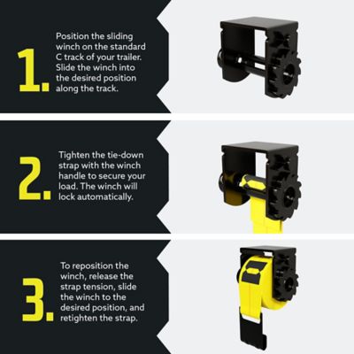 Image showing  Flatbed Sliding Winch