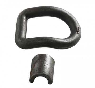 Image showing  Weld-On D-Ring, 1 in. Bent, 15600 lb. WLL