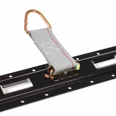 Image showing  Powder-Coat E-Track Rail, Vertical, 5 ft., Black