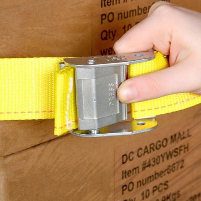 Image showing  E-Track Cam Buckle Strap, 2 in. x 12 ft., Yellow