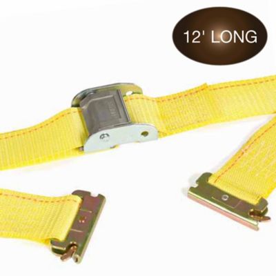 Image showing  E-Track Cam Buckle Strap, 2 in. x 12 ft., Yellow