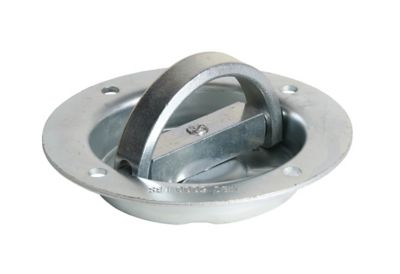 DC Cargo Recessed Pan D-Ring, Round-Rotating 360, 1666 lb. WLL