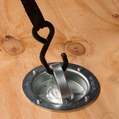 Image showing 6 th DC Cargo Recessed Pan D-Ring, Round-Rotating 360, 1666 lb. WLL