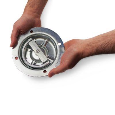 Image showing 7 th DC Cargo Recessed Pan D-Ring, Round-Rotating 360, 1666 lb. WLL