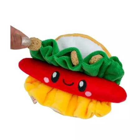 Territory Hot Dog Hide and Treat Dog Toy Dog Interactive & Puzzle Toys