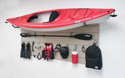 CrownWall 8ft. x 4ft. Kayak Organization Slat Wall Kit, Sandstone