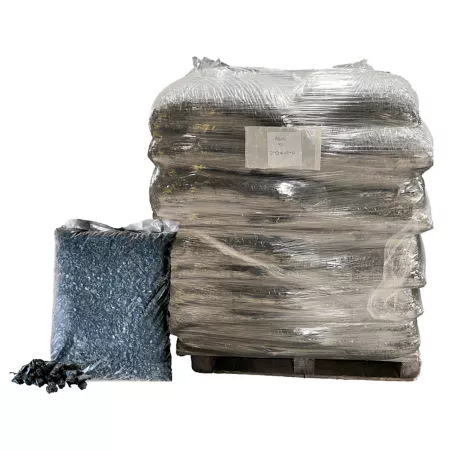 Viagrow Black Rubber Playground & Landscape Mulch 75 cf pallet / 50 bags 1.5cf each / 2.77 cubic yards / 2000lbs Rubber Mulch