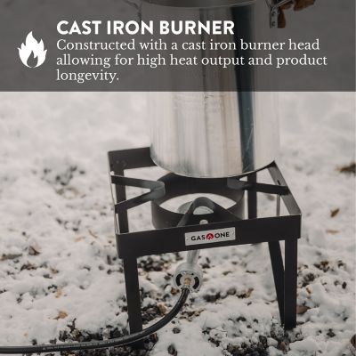 Image showing  30 qt. Propane Turkey Fryer and 10 qt. Fish Fryer Set, Square Burner