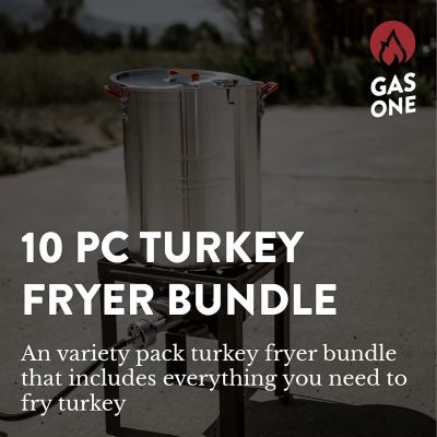 Image showing  30 qt. Propane Turkey Fryer and 10 qt. Fish Fryer Set