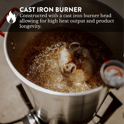 Image showing  30 qt. Propane Turkey Fryer and 10 qt. Fish Fryer Set