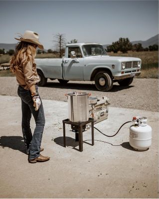 Image showing 7 th Gas One 30 qt. Propane Turkey Fryer and 10 qt. Fish Fryer Set