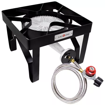 Single Propane Gas Burner 200 000 BTU Camp Grill & Stove Accessories