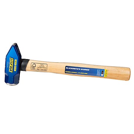 Estwing EBH-214W 2.5 lb. Head, 14 in. Length Hickory Blacksmith Hammer
