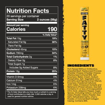 Image showing  Jalapeno & Cheddar Smoked Meat Stick, 2 oz.