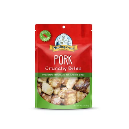 Yeti Dog Treats Crunchy Pork Bites Yak Cheese Treats Dog Biscuits & Cookies