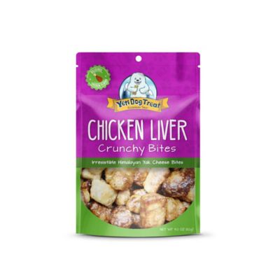 Yeti Dog Treat Chicken Liver Crunchy Bites Yak Cheese Treats