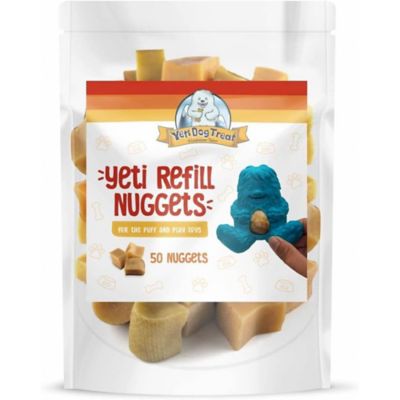 Yeti Dog Treat Refill Nuggets Natural Yak Cheese Treats For Puff and Play Dog Toy, 50 ct.