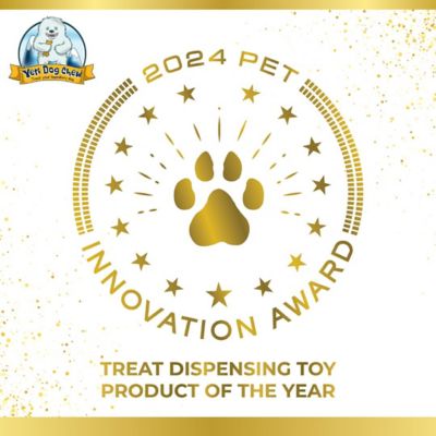 Image showing  Yak Puff & Play Dog Toy Interactive Nuggets Dispenser - Light to Light Moderate Chewers