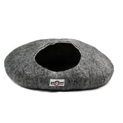 Yeti Pet Cave Pet Bed for Cats & Small Dogs, 100% New Zealand Wool ...