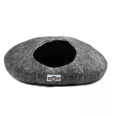 YPCGY Yeti Pet Cave Pet Bed for Cats and Small Dogs 100% New Zealand Wool Small Pet Beds & Hammocks