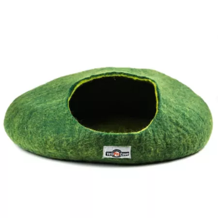 Yeti Pet Cave Cat and Small Dog Bed 100% New Zealand Wool YPCGR Small Pet Beds & Hammocks