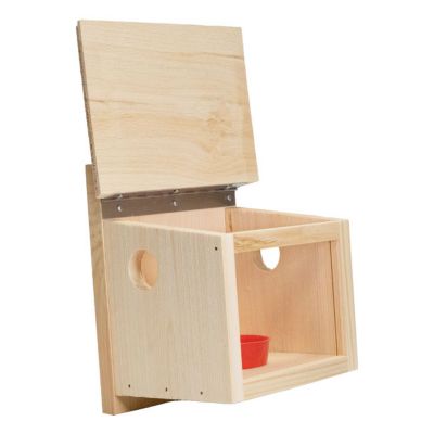 Image showing  Post-Mount Bluebird Feeder