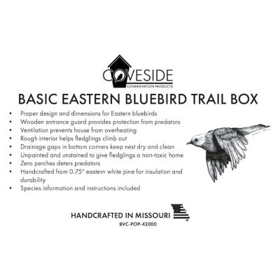 Image showing 6 th Coveside Basic Eastern Bluebird Trail Box