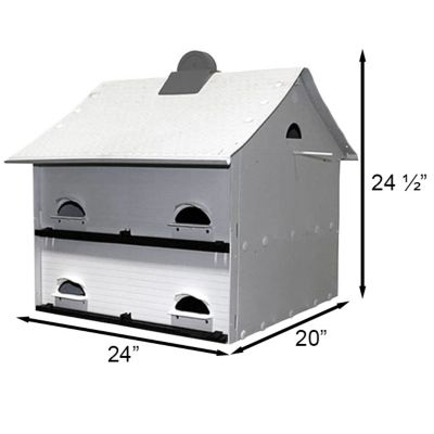 Image showing  Heavenly Haven Purple Martin House, 10-Room, 20 in. x 24 in. x 19.5 in.
