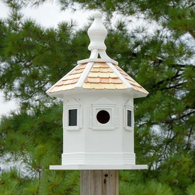 Home Bazaar Enchantment Bird House, White